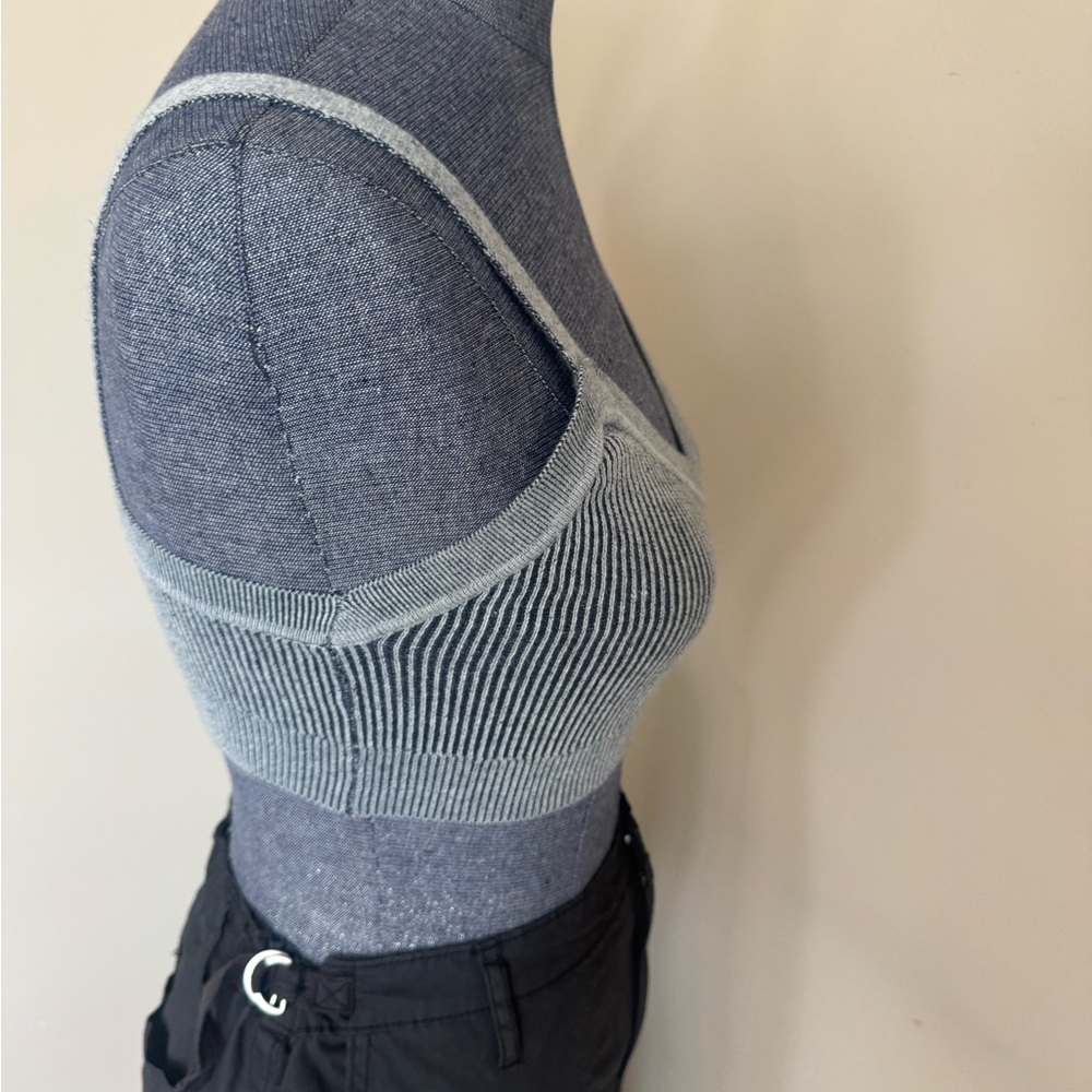 Wild Fable NWT Gray Ribbed Crop Top - Picture 8 of 12